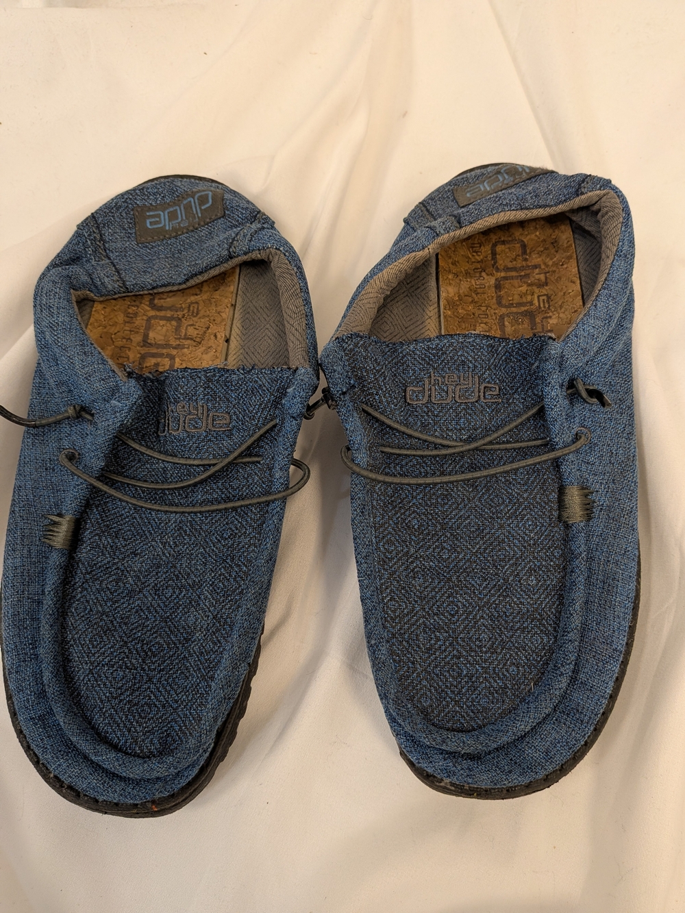 hey dude Wally Sox Slip-On Loafers in Blue